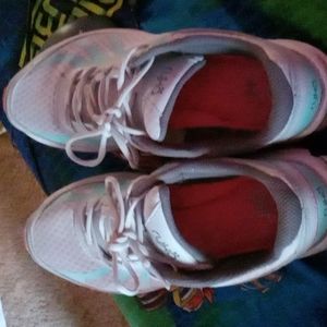 Ryka shoes, 9.5 shoe size, Grey blue and pink